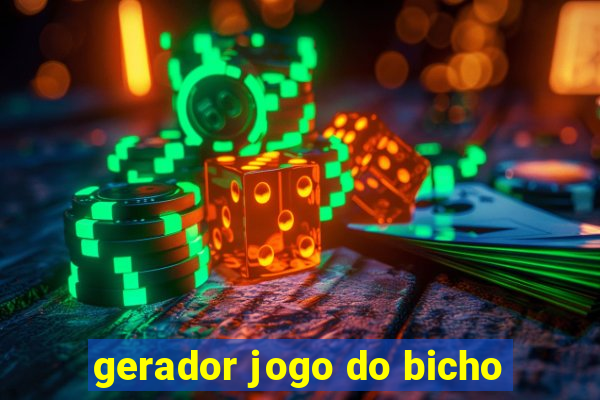 gerador jogo do bicho